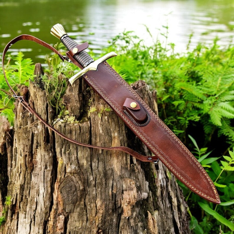 andmade Damascus Sword, Legendary Excalibur Sword, Medieval King Sword, Viking Sword, Buster Sword, Gift for him, Wedding gift