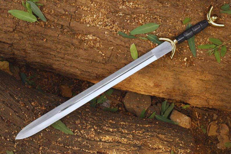 Ancient Celtic Anthropomorphic Sword | Historical Irish Sword Replica | Unique Dad's Gift - CHRISTMAS, Anniversary, Best Gift for her / him