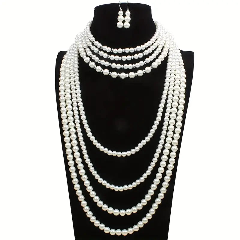 First Class Pearl Necklace Set