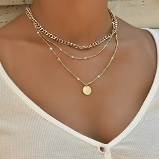 Three Times A Lady Layered Necklace Set