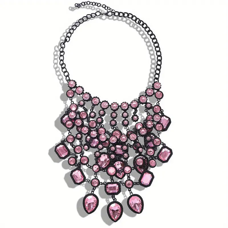 Sparkles Pink Necklace